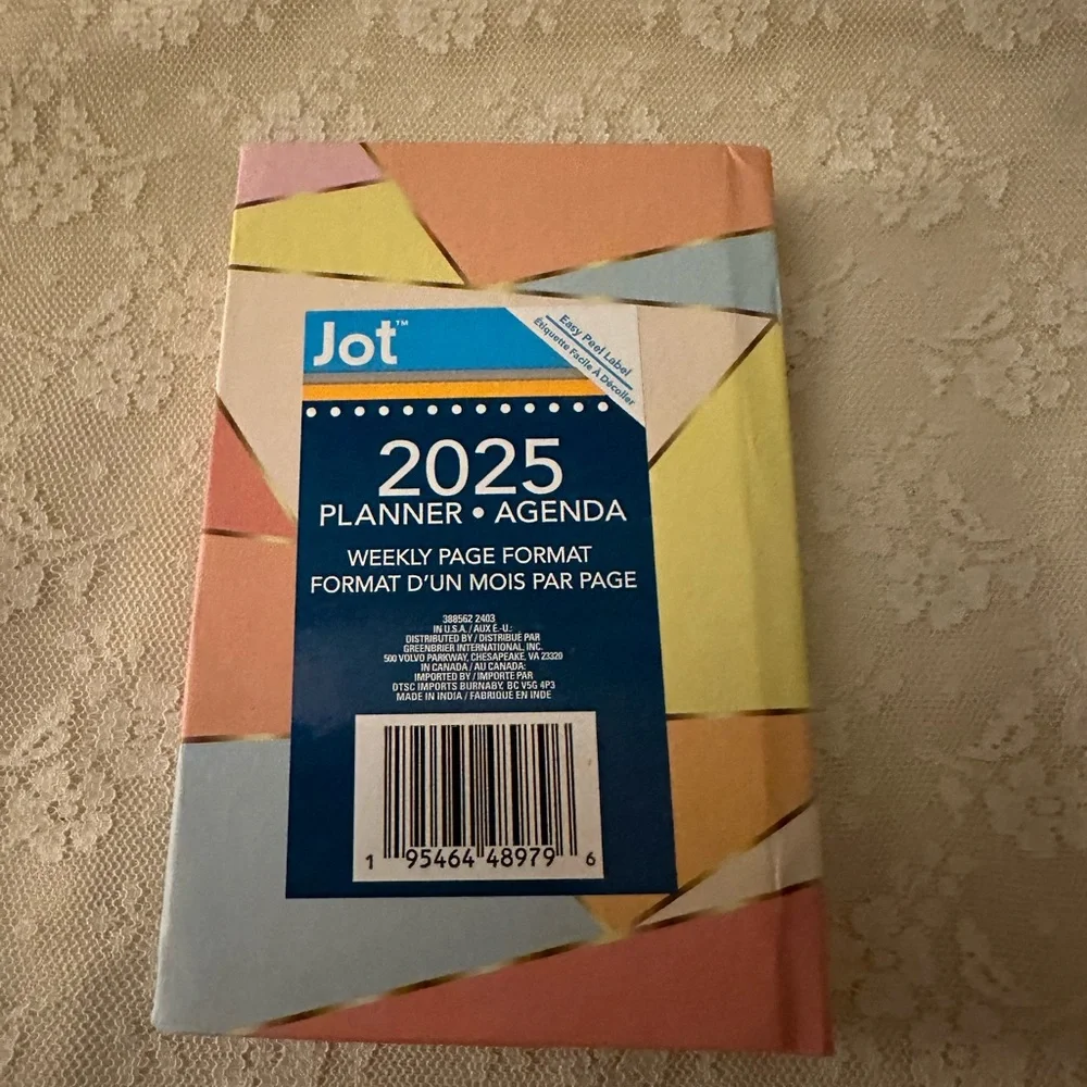 2025-2026 Two Year Planner Calendar Pocket Planner 6 x 4